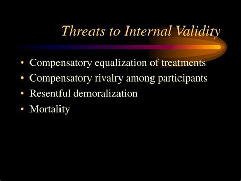 Diffusion of Treatment, Compensatory Rivalry and .